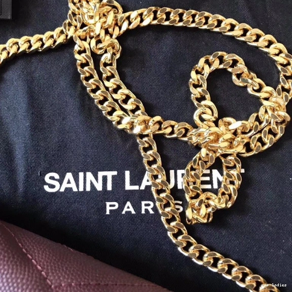 Rep ladies REP CASSANDRE CHAIN YSL MATELASSÉ WALLET 0817